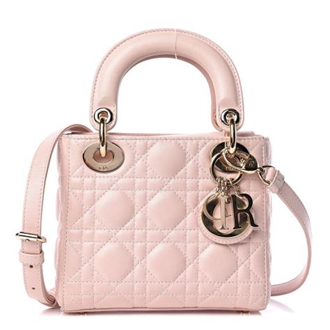 lady dior mini wallet in pink cannage lambskin price